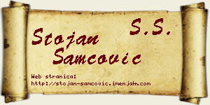 Stojan Samčović vizit kartica